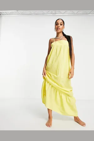 ASOS Tiered maxi beach dress in
