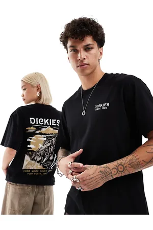 Dickies Eagle point short sleeve back print t-shirt in black- exclusive to asos