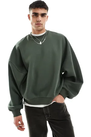 ASOS Extreme oversized sweatshirt in khaki