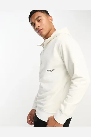 Replay Half zip hoodie in