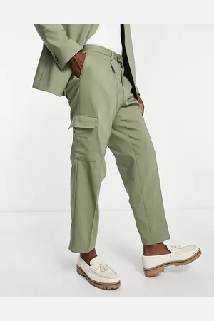 Viggo Viera technical suit cargo trousers in khaki
