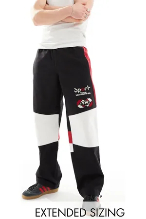 ASOS Co-ord wide leg motor cross style jogger trouser in