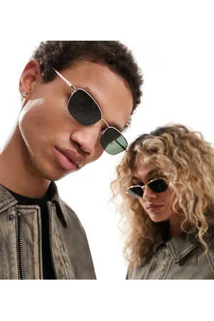 Reclaimed Unisex D frame sunglasses in