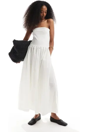 VERO MODA Bandeau midi dress in