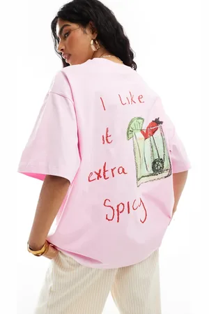 ASOS Oversized t-shirt in margarita print in