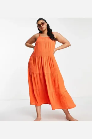Influence Plus maxi beach dress in bright