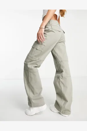 Hollister Cargo baggy trousers in khaki