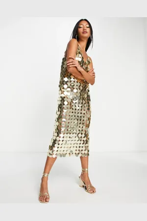Starry Eyed Premium disc detail midi dress in