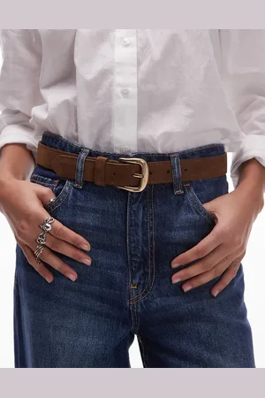 MANGO Suede belt in