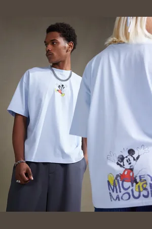 ASOS Disney unisex oversized t-shirt with Mickey Mouse prints in washed