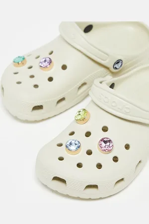 Crocs Jibbitz gold and gem 5 pack