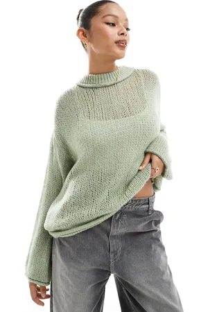 ASOS Loose knit crew neck jumper in