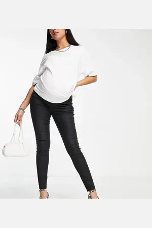 ASOS ASOS DESIGN Maternity ultimate skinny jeans in coated