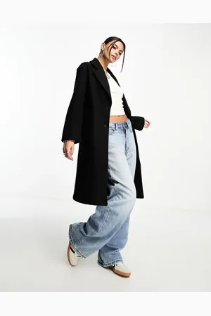 Bershka Oversized tailored coat in