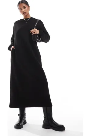 ASOS Oversized midi sweat dress in