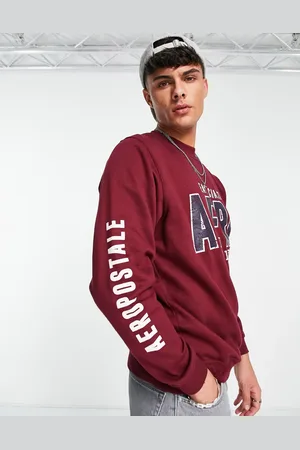 Aeropostale Sweatshirt in burgundy