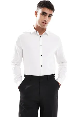 ASOS Formal easy iron twill regular shirt in