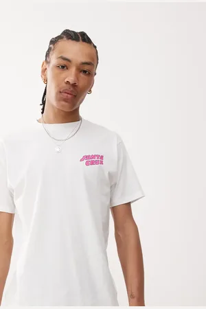 Santa Cruz All Round graphic clock logo t-shirt with back print in