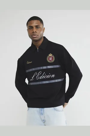 River Island Heritage sports polo in
