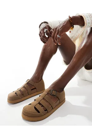 ASOS Gladiator sandals in with chunky sole