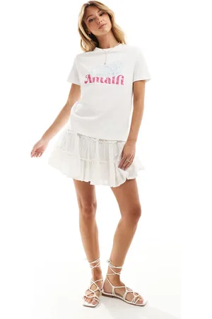 MANGO Amalfi print t-shirt in
