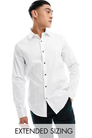 ASOS Regular shirt with contrast bib in