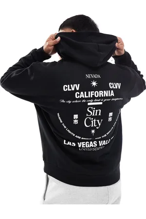 ASOS Oversized hoodie with back print in