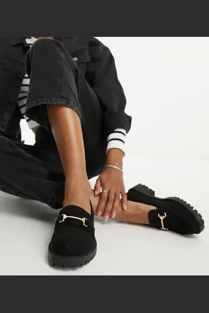 New Look Chunky suedette loafer in