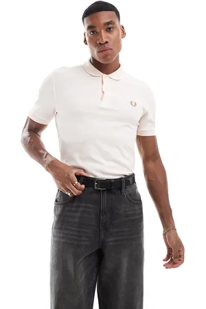 Fred Perry Polo shirt in light peach