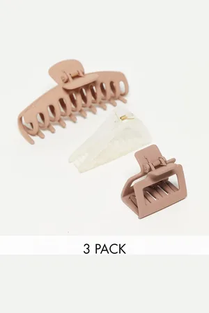 KITSCH Assorted Oversized Claw Clips 3 Pack