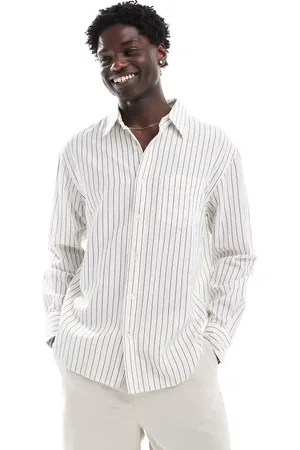 GANT Seersucker pinstripe relaxed fit shirt in