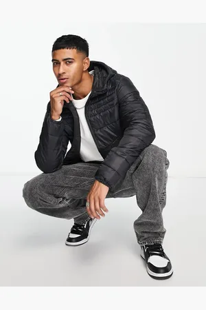 JACK & JONES Essentials padded jacket with hood in