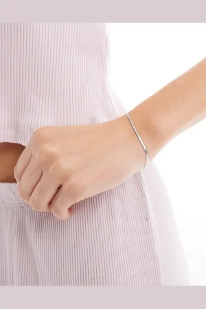 Accessorize Z stainless steel plated omega bracelet in