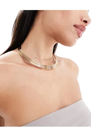 ASOS Torque choker with multi wire design in tone