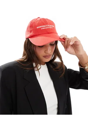 ASOS Weekend Collective cap with logo in washed