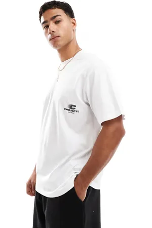 JACK & JONES Oversized front print t-shirt in