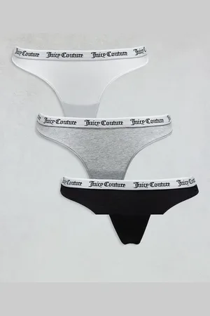 Juicy Couture 3 pack thong set in
