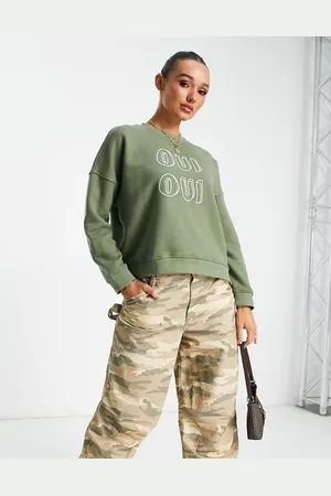 Whistles Oui oui logo relaxed sweatshirt in