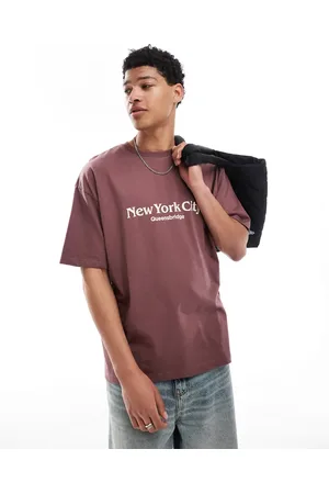 ASOS Oversized t-shirt with city graphic in