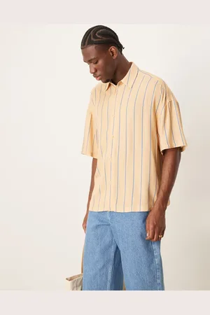 ASOS Oversized boxy shirt in stripe