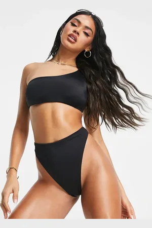 ASOS Mix and match high leg high waist thong bikini bottom in