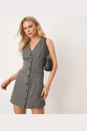 New Look Waistcoat mini dress in