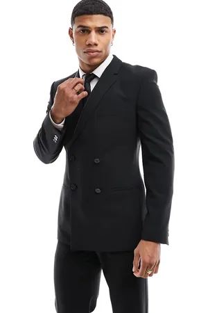 ASOS Skinny double breasted suit jacket in