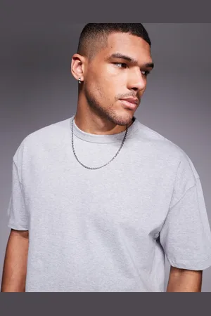 ASOS Heavyweight oversized boxy t-shirt 240gsm in marl