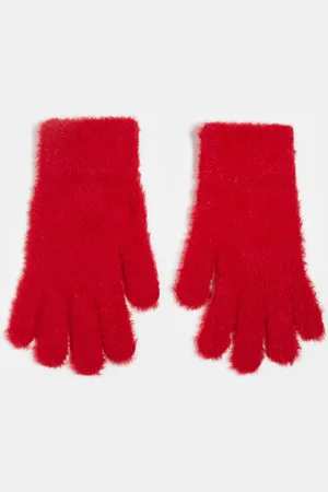 Accessorize Fluffy super stretch gloves in