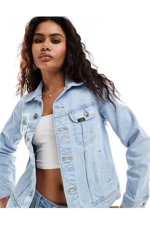 Lee Seam detail denim jacket in light