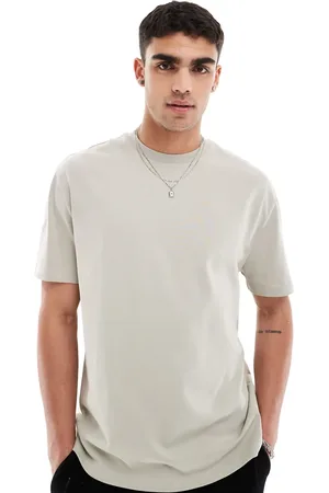 ASOS Heavyweight relaxed t-shirt 240gsm in stone