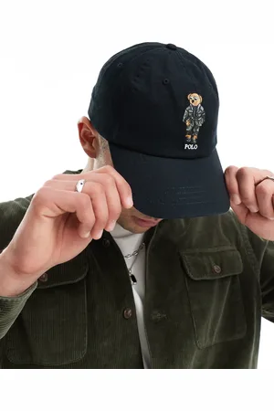 Ralph Lauren Defender bear logo twill baseball cap in