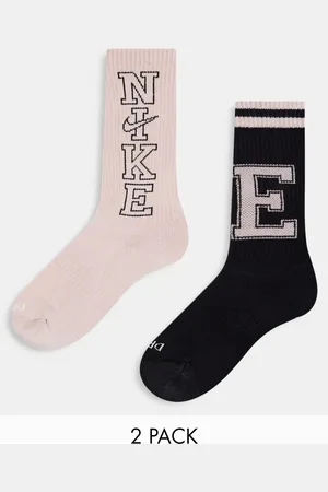 Nike Unisex cushioned 2 pack of heritage crew socks in