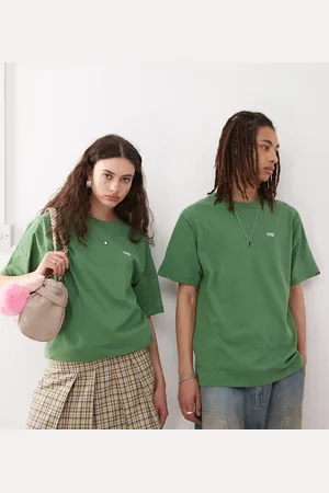 Vans Left chest logo oversized t-shirt in fairway